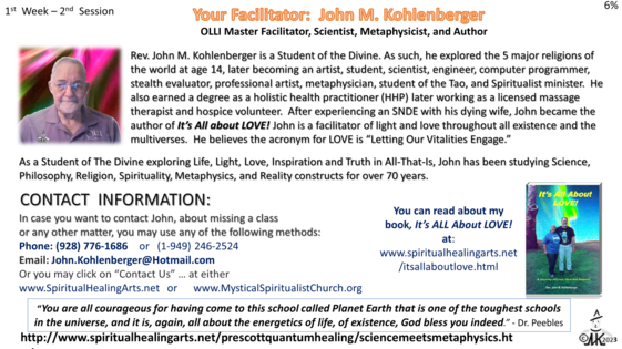 About John M. Kohlenberger